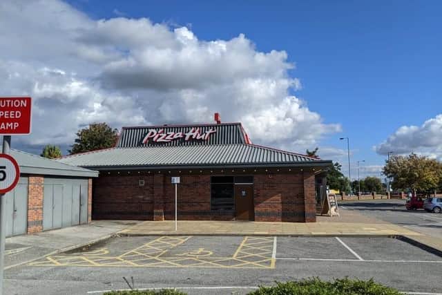 Pizza Hut is also located on the site.