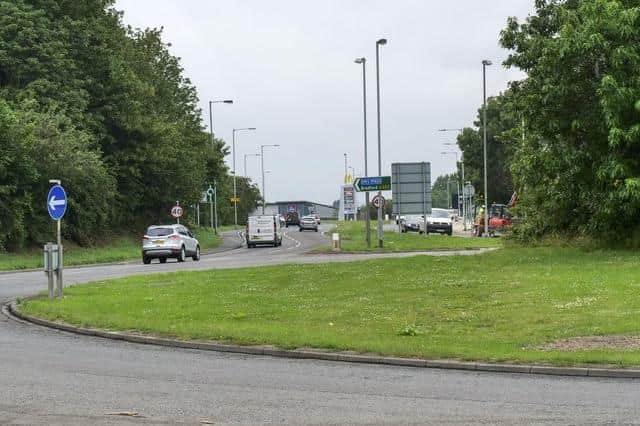 The roundabout is used by thousands of drivers a day.