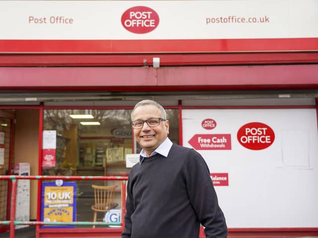 Postmaster Arun Goel has been at the Dewsbury Road Post Office for 30 years.