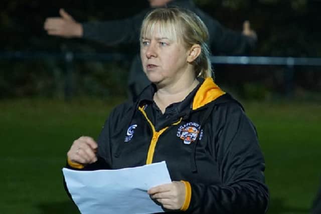 New Featherstone Rovers Women head coach Marie Colley.