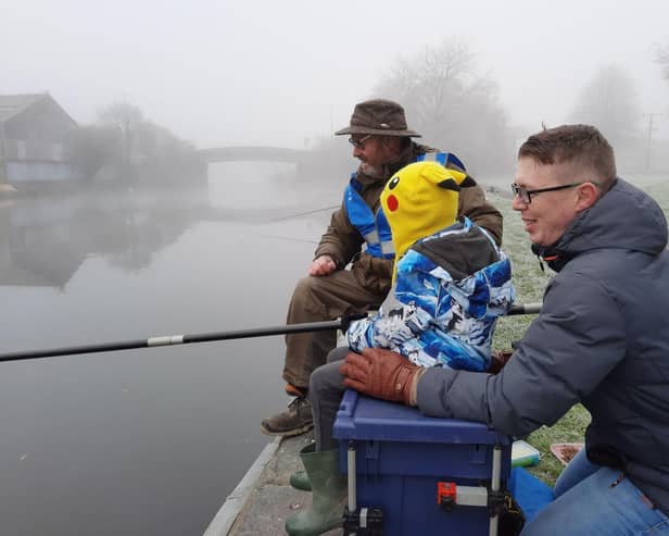Despite the freezing weather plenty of people turned up to the Let's Fish event in Knottingley.