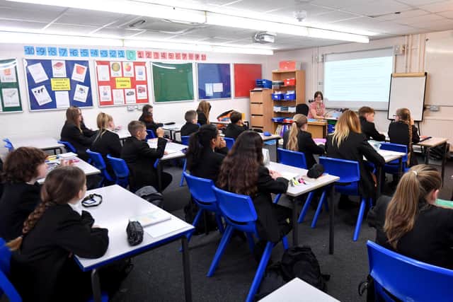 The report said that secondary schools are "stricter" than primary schools on uniform standards.