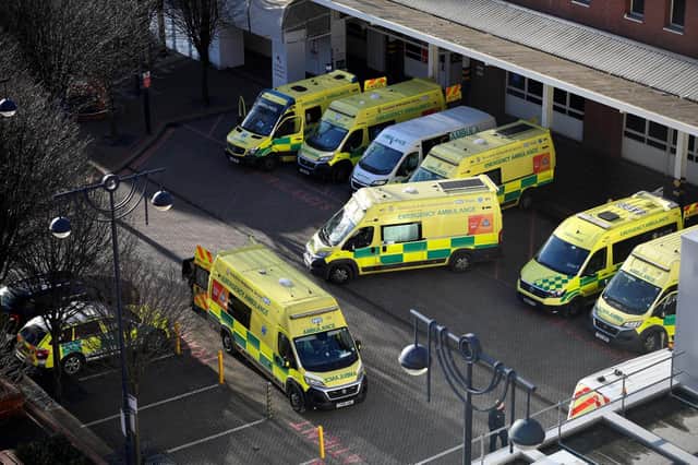 UNDER STRAIN: Yorkshire Ambulance Service. Photo: Getty Images