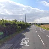 The crash happened on the A639 Barnsdale Road this morning.
