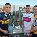Leeds Rhinos' Kevin Sinfield, Wakefield Trinity Wildcats' Steve Southern and Castleford Tigers' Danny Orr at the launch of the Stobart Super League season.