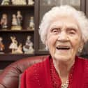 Dora Lunn who celebrates her 100th birthday this month