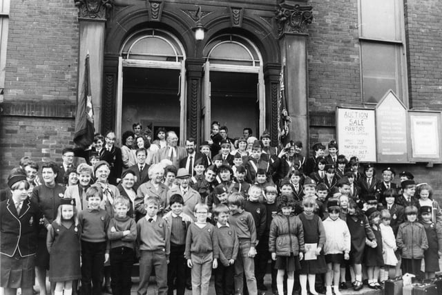 The congregation of Upper Armley Methodist Church gathered together for the final service held on Sunday, May 10, 1987. The church was to be demolished and rebuilt as a community centre.