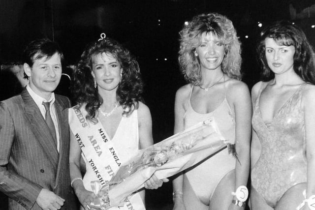Snooker star Alex Higgins was in the city after being invited to be a judge for the Miss Leeds contest in February 1987. He is pictured, from left, with winner Yvette Livesey, third placed Wendy Sharman and runner-up Rachel Wyatt. The contest was held at Mister Craig's nightclub on New Briggate in the city centre.