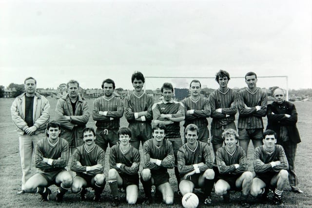 Neville Sports, who played in the Leeds Red Triangle League Senior Division pictured in September 1987. Back row, from left, is Ricky Thomas (manager), Malcolm Gautrey, Mark Lister, Melvyn Hallatt, Arthur Peel, Bob Gaunt, Dave Deville, Ian Quigley and Brian Shaw (coach). Front row, from left, is Steve Holt, Mick Gautrey, David Smith, Ian Clarke, Steve Gautrey (captain), Dave Luckhurst and Sean Littlewood.