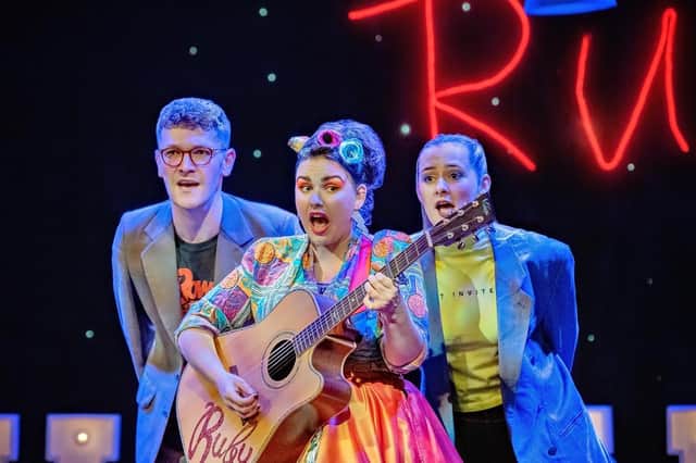 George Reid (Tom); Ruby Macintosh (Ruby) and Millie Gaston (Lillie) in Ruby and the Vinyl
