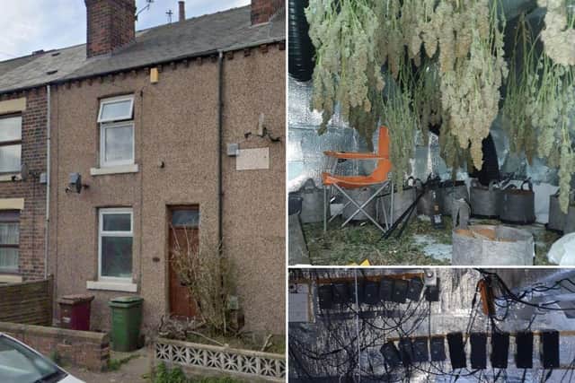 The property on Leeds Road was being used as a drugs factory.