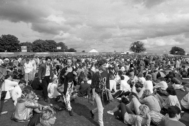 Thousands were at Roundhay Park in August 1988 to watch Michael Jackson in concert.