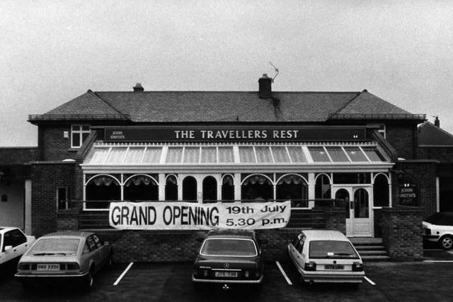 The Travellers Rest pub at Crossgates was preparing for its grand opening in July 1988.