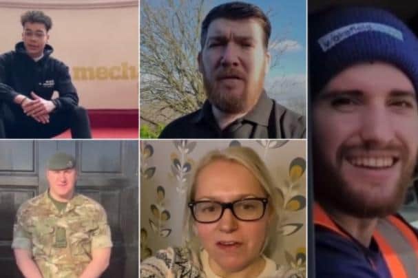 Key workers across the district have each recorded a line of the poem which has been edited together and includes a doctor, a vaccine administrator, a soldier, a policeman, a social worker and a deaf interpreter.