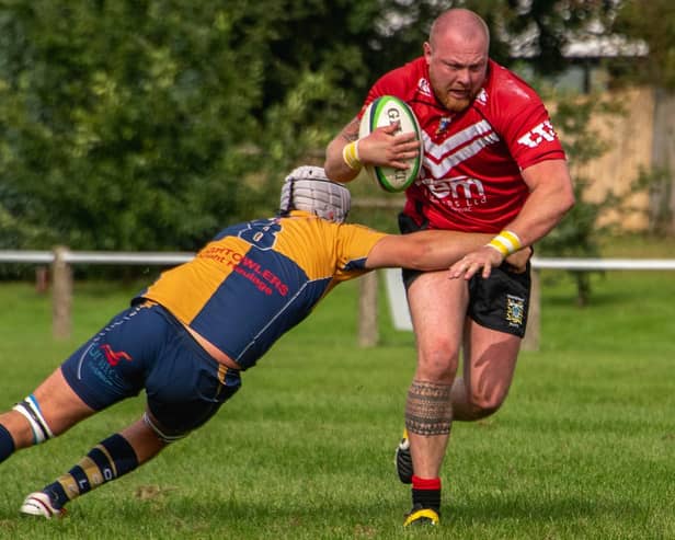 Jack Beddis came up with vital tries in Pontefract's win over Huddersfield YMCA. Picture: Jonathan Buck