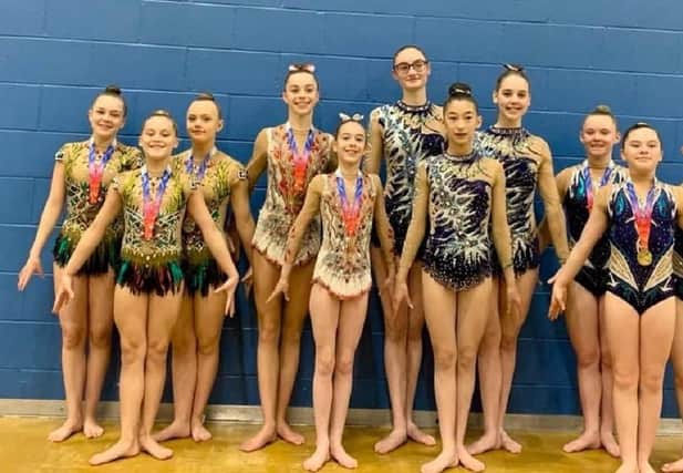 Wakefield Gym Club’s competitors who enjoyed success in the British Development Finals in Stoke-on-Trent.