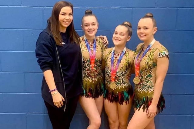 More medal winning Wakefield Gym Club competitors at the British Development Finals in Stoke-on-Trent.