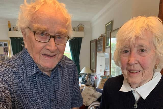 Norman and Kathleen Hazell celebrate 65 years of marriage.