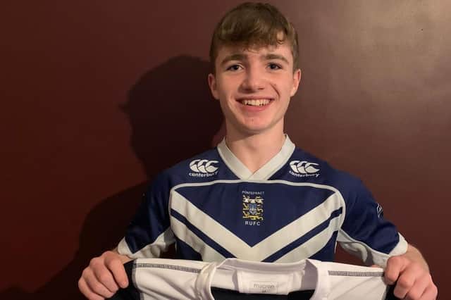 Ethan Grant is the latest in a long line of members of the Grant family to play for Pontefract RUFC and has now been selected to join the Yorkshire Rugby Academy.