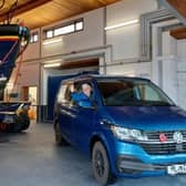 Starting at his Wakefield home on 1 March, David Holdsworth aims to drive an average of 87 miles per day in his Volkswagen Campervan T6.