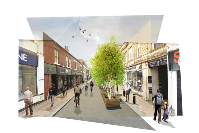 An artist's impression looking down Ropergate.