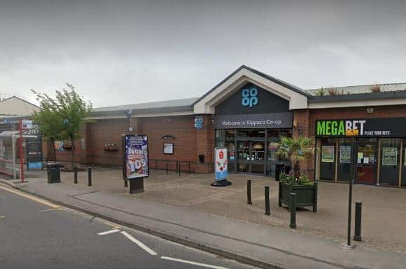 Three robbers targeted the Co-op on High Street last night.