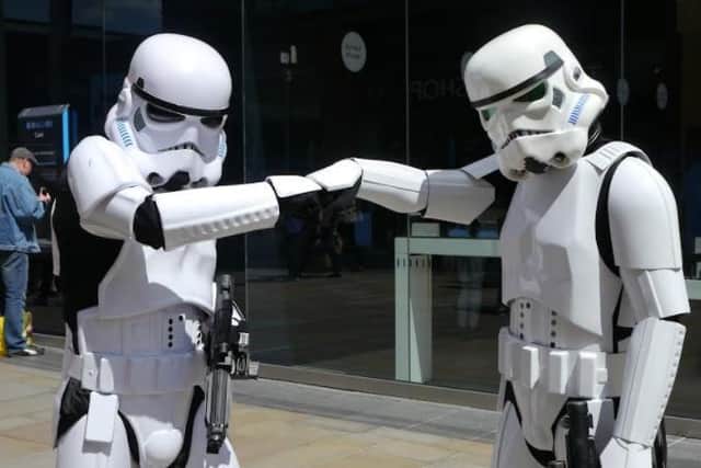 Trinity Walk shopping centre will play host to cosplay characters and movie-themed vehicles.