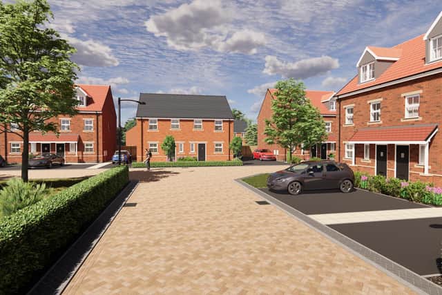 An artist's impression of how the new homes would look. Picture courtesy of Keepmoat.