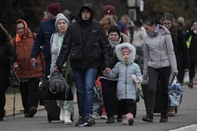 The government has been criticised for taking fewer Ukrainian refugees than other European countries.