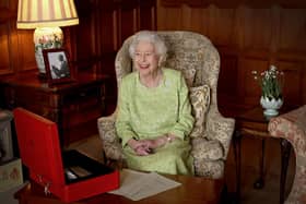 The Queen's official Platinum Jubilee portrait.