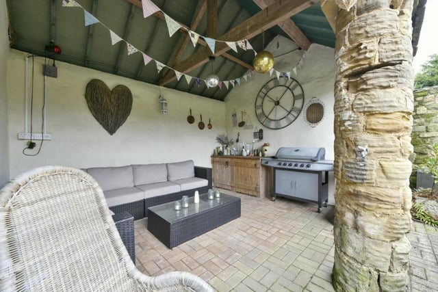The property has great facilities for enjoying the warmer months of the year.