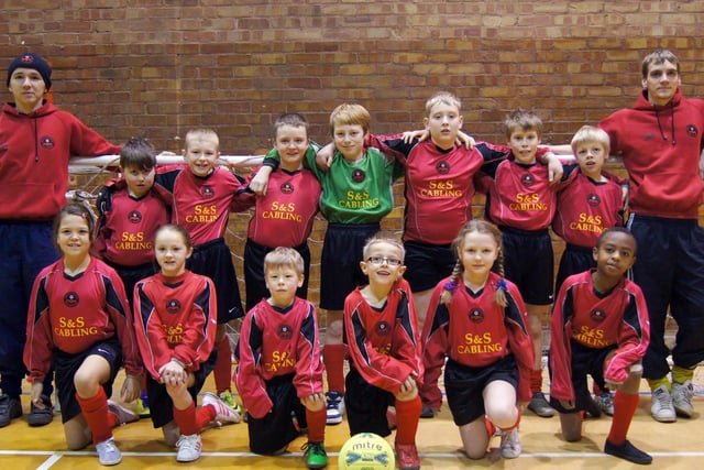 Brotherton Red Robins junior football team were pictured in a new home kit and were pleased to have their under 11s accepted into the Selby League.