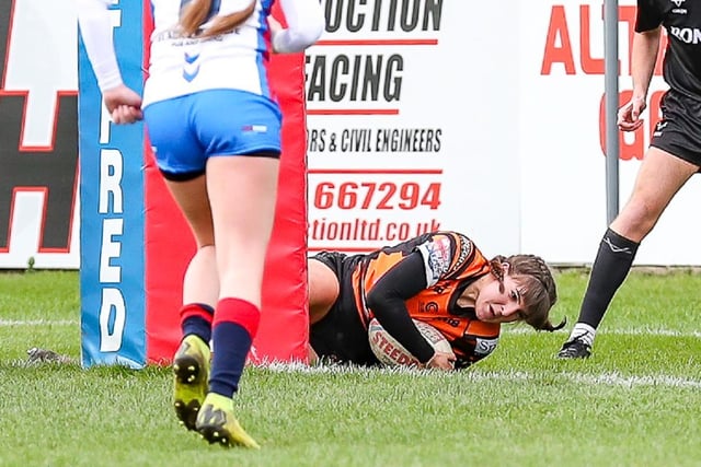 Try time for Castleford Tigers. Picture: Simon Hall