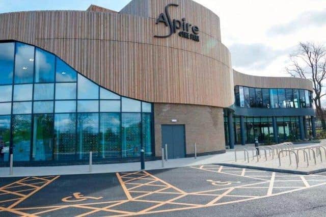 The new leisure centre opened for the first time last year.