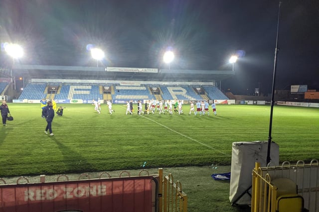 The club plays at Featherstone Rovers' home ground.