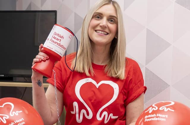 Amy Bromley is raising money for the British Heart Foundation