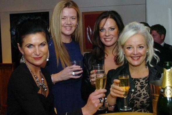 Jayne, Carolyn, Louise and Nikki have a night out in Red Bar in 2012.