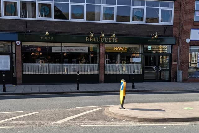 Belluccis sits on Northgate in Wakefield.