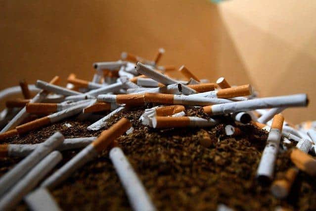 Omar pleaded guilty to trading illicit cigarettes from his shop in Huddersfield last year.
