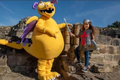 One of the highlights includes the return of the free Easter Dragon Egg Hunt at Pontefract Castle