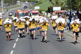 This year’s race is the 59th annual World Coal Carrying Championship and will take place on Monday, April 18 at 8.30am-3pm at the Gawthorpe Maypole.