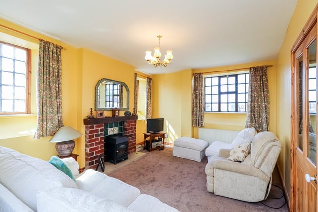 A cosy living room within an annexe apartment.