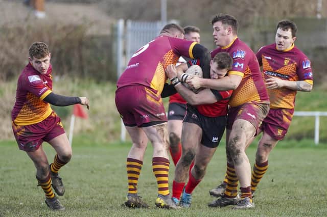 Normanton Knights were edged out in a closely contested National Conference League game against Barrow Island.