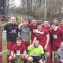 Cup joy for College FC as they celebrate their first silverware in their two-year history, winning the Wakefield Sunday League Championship Two League Cup final.