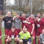 Cup joy for College FC as they celebrate their first silverware in their two-year history, winning the Wakefield Sunday League Championship Two League Cup final.