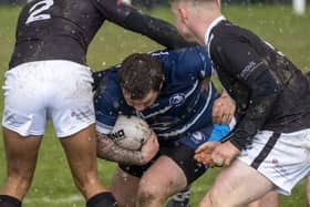 Action from Featherstone Lions' competitive game with Stanningley. Picture: Scott Merrylees