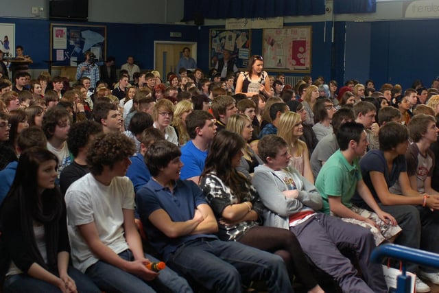 New College Pontefract. Students quiz the candidates fighting to become MP for Normanton, Pontefract and Castleford.