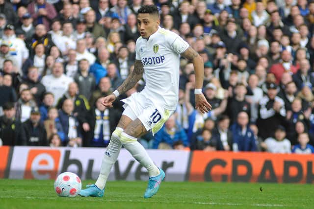 Raphinha scored the crucial opening goal for Leeds United.
