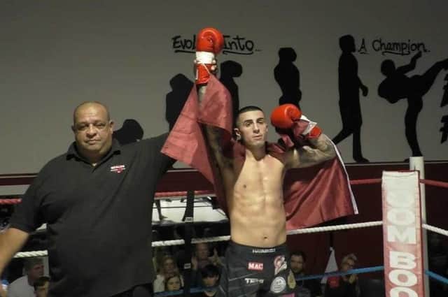 Aaron Slimane made a winning BKB debut at the O2 Arena.