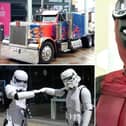 The Optimus Prime truck, Stormtroopers and Deadpool will at Trinity Walk this weekend.
